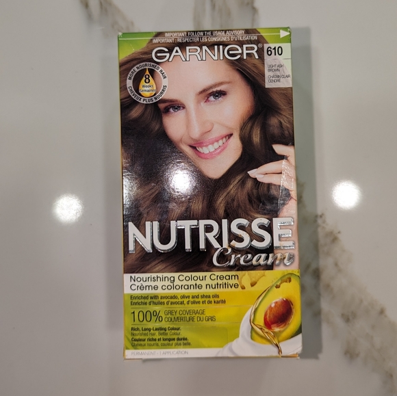 GARNIER NUTRISSE CREAM 610 Light Ash Brown - Picture 2 of 4